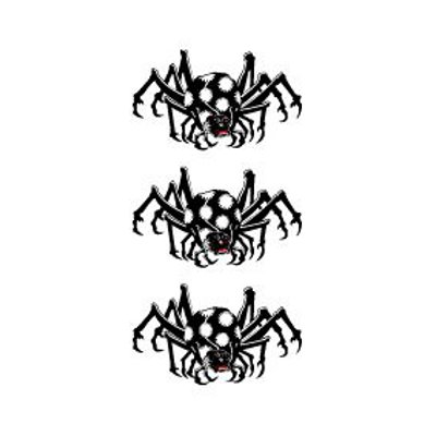 タトゥーシール 黒蜘蛛
