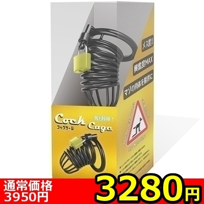【3280円★数量限定】Cock Cage 男を封印!<お一人様1点限り>