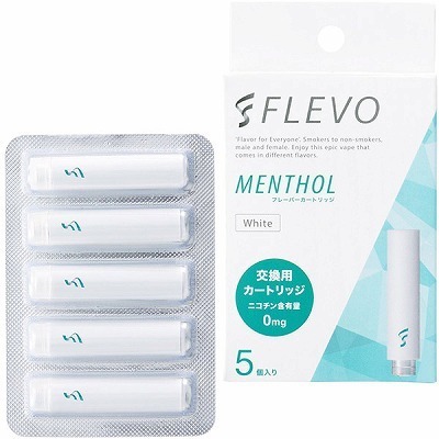 FLEVO 交換用カートリッジ 5本入り (メンソール 白)