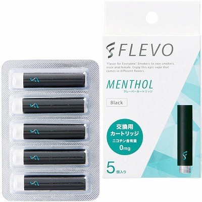 FLEVO 交換用カートリッジ 5本入り (メンソール 黒)